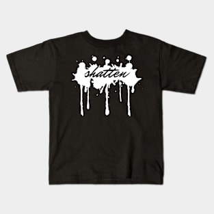 shatten Artsy Black and White Kids T-Shirt